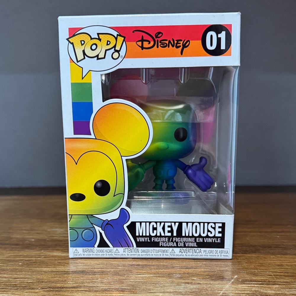 Disney Pop! Mickey Mouse Vinyl Figure - Rainbow Colors